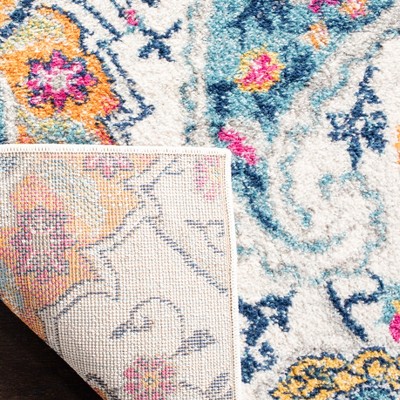 Boho Chic Glam Paisley 2'3" x 4' Multicolor Synthetic Area Rug