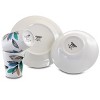 Gibson Home Vineyard Blue 12 Piece Round Fine Ceramic Dinnerware Set - 2 of 4
