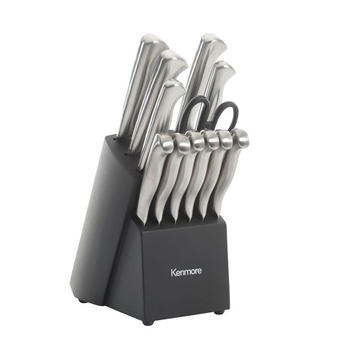 Kenmore Elite 18 Piece High Carbon Stainless Steel Knife Block Set