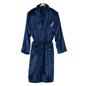 Personalization Mall Embroidered Classic Comfort Luxury Fleece Robe - 1 of 4