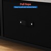 Modern TV Stand for TVs up to 55", TV Stand Dresser with 3 Fabric Drawer, Entertainment Center with Open Shelf - 4 of 4
