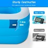 CoolWorld"Family Inflatable Swimming Pool, Outdoor Kiddie Pool for Kids & Adults, Backyard Water Fun"Blue - 4 of 4