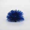Bows And Sparkles 5" Tinsel Pom Gift Bow Blue - 2 of 3