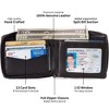 Alpine Swiss Logan Zipper Bifold Wallet For Men or Women RFID Safe Comes in a Gift Box - 3 of 4