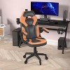 Flash Furniture X10 Gaming Chair Racing Office Computer PC Adjustable Chair with Flip-up Arms and Transparent Roller Wheels - 3 of 4