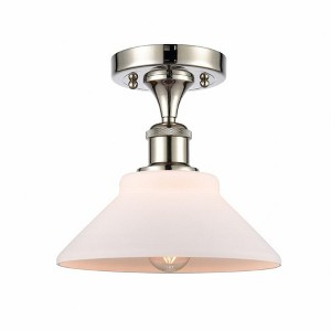 Orwell - 1 Light Semi-Flush Mount In Industrial Style-9 Inches Tall and 8.38 Inches Wide - 1 of 1