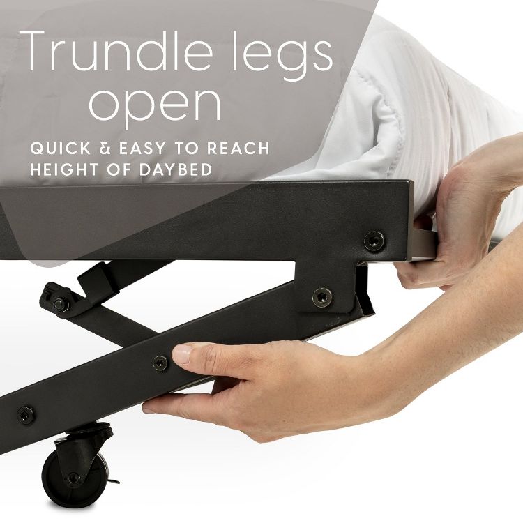 Milliard Twin Size Daybed and Pop up Trundle Set, 6 of 15