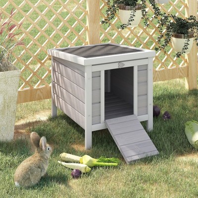LOVMOR Small Wooden Rabbit Hutch