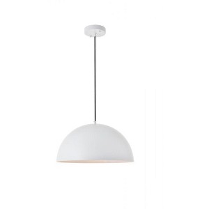 Elegant Lighting Forte 1 light White Pendant - 1 of 4