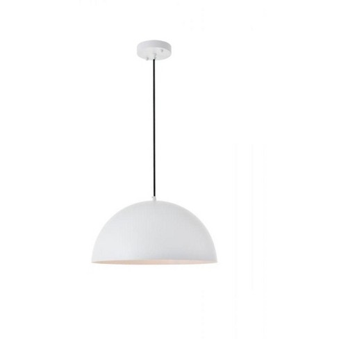 Elegant Lighting Forte 1 light White Pendant - image 1 of 4