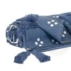 Parkland Collection,Transitional Stripes And Dots Throw - 3 of 4