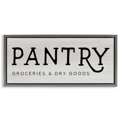 Stupell Industries Rustic Pantry Groceries Sign, 31" x 14"
