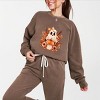 Simply Sage Market Girl Ghost Floral Lightweight Garment Dyed Sweatshirt - 2 of 4