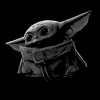 Men's Star Wars The Mandalorian The Child Shadow T-Shirt - 2 of 4