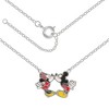 Mickey & Minnie Kiss-Kiss Sterling Silver Necklace - 3 of 4