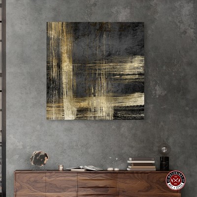 Night and Romance Manly Inspirational Abstract Canvas Art, 40x40