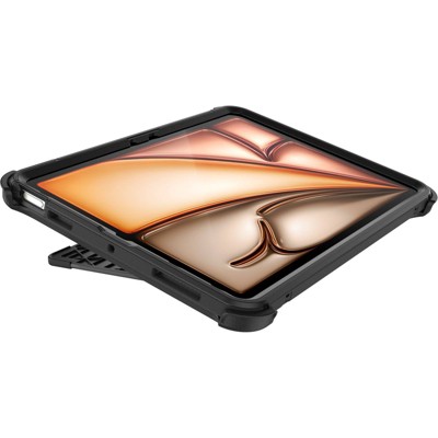 Black Rugged Polycarbonate Protective Tablet Cover with Stand