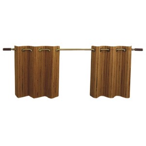 Versailles' Bamboo Wood Tier Set 48" x 24" Honey - 1 of 3