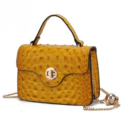 MKF Collection Mae Women's Vegan Leather Mini Crossbody Functional Handbag by Mia K