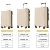 Lyngins Hardside 20/24/28 Inch 3PCs Luggage Sets with Spinner Wheels,TSA Lock,Corner Protector,Expandable Suitcase Sets for Family Trips,Travel - 2 of 4
