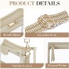 Clear Crossbody Bags Stadium Approved Clear Purse for Concert Transparent Plastic Bag with Guitar Strap - 4 of 4