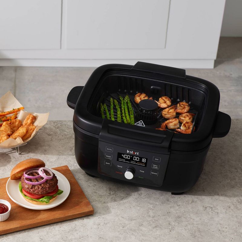 Instant Brands 6-in-1 Smokeless Indoor Grill &#38; Air Fryer with OdorErase Technology, 4 of 10