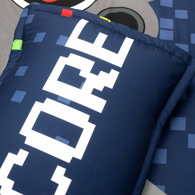 Video Games Reversible Oversized Kids' Comforter Bedding Set - Lush Décor, 6 of 10