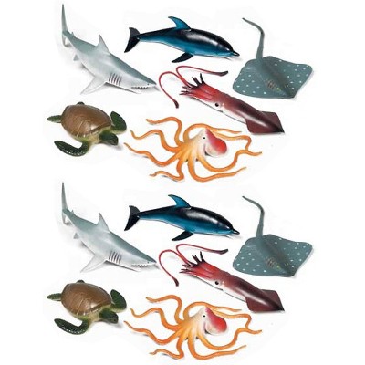 Get Ready Kids Ocean Animals Playset 6 Per Set 2 Sets (MTB872-2)