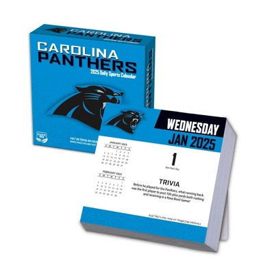 NFL Carolina Panthers 2025 Box Calendar