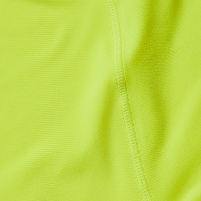 Lands' End Kids Sunshade UPF 50 Chlorine Resistant Long Sleeve Crew Neck Rash Guard - Large - Neon Yellow — фото 3