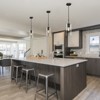 CityFurn 1-Light Cylinder Glass Pendant for Kitchen Island - 2 of 4
