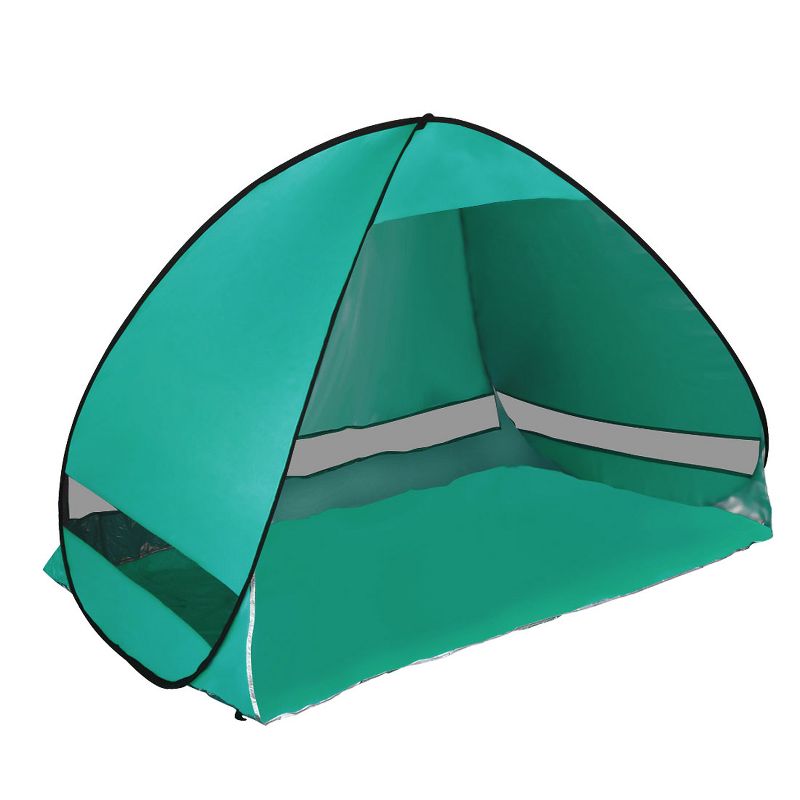 Unique Bargains Automatic Portable 2-3 Person Sun Shade Beach Shelter Tent, 1 of 5