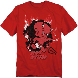 Hot Stuff Singe Adult T-Shirt - 1 of 4