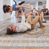 LunaLulinlk 8X10 Cream/Ivory /Medallion Non-Shedding Stylish and Stain Resistant Area Rug - 3 of 4