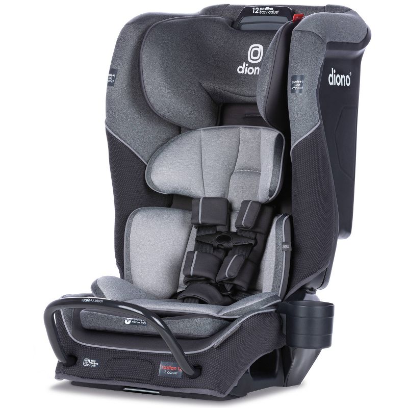 Diono Radian 3QX All-in-One Convertible Car Seat - Gray Slate, 1 of 13