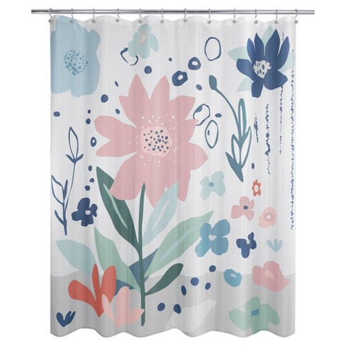 Summer Flower Kids' Shower Curtain - Allure Home Creations : Target