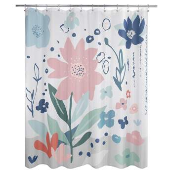 Summer Flower Kids' Shower Curtain - Allure Home Creations