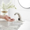 BWE Automatic Sensor Touchless Bathroom Sink Faucet With Deck Plate & Pop Up Drain - 4 of 4