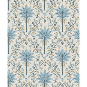 Holden Ariara Palm Blue Non-Woven Wallpaper - 1 of 4