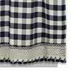 GoodGram Buffalo Check Gingham Custom Window Curtain Treatments - 2 of 2