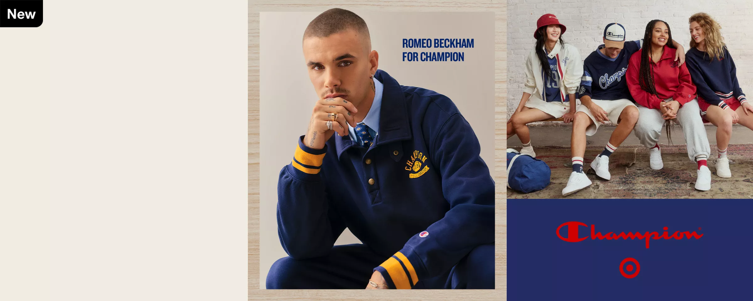 Romeo Beckham for Champion