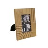 VIP Wood 9.45 in. Brown Concentric Carved Photo Frame 4x6 - 2 of 2