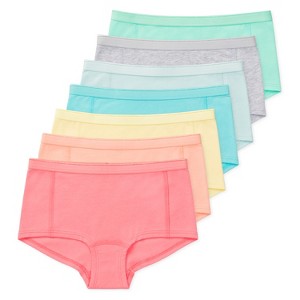 Lucky & Me Jamie Girls Performance Hipster Underwear Multiple Colors and Sizes (7-Pack) - 1 of 4