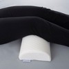 Fleming Supply Memory Foam Half-Moon Lumbar Back Pillow - White - image 2 of 4