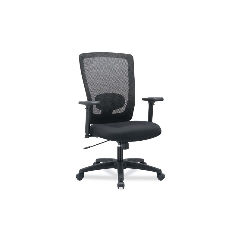 Alera Alera Envy Series Mesh High-Back Swivel/Tilt Chair, Supports Up to 250 lb, 16.88" to 21.5" Seat Height, Black, 1 of 8