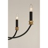Maxim Lighting Charlton 3 - Light Chandelier in  Black/Antique Brass - 3 of 4
