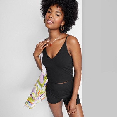 Women's Cut-Out Tank Bodysuit - Future Collective™ with Jenny K. Lopez  Black XXS