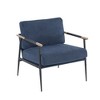Modern Accent Chair Retro Leisure Armchair With Extra Soft Padded Cushion Arm Chairs Seats Living Room Furniture,30.12in(2.51ft) - 3 of 4