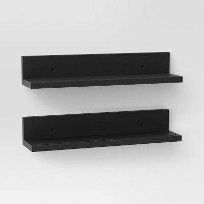 (Set of 2) 15" Picture Ledge wall Shelf with Adhesive - Room Essentials™