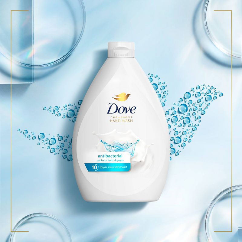Dove Beauty Care &#38; Protect Antibacterial Hand Wash Refill - Scented - 34 fl oz, 4 of 5